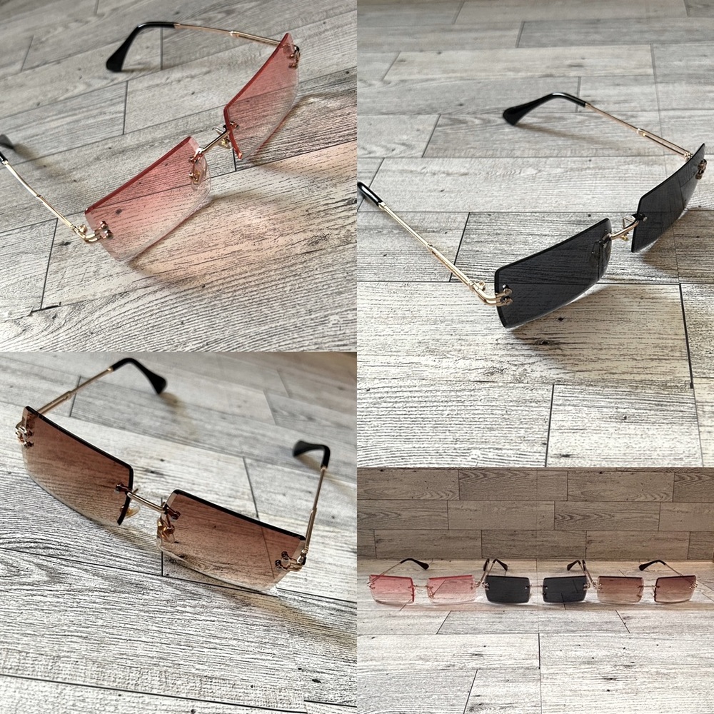 Rimless Sunglasses Trio